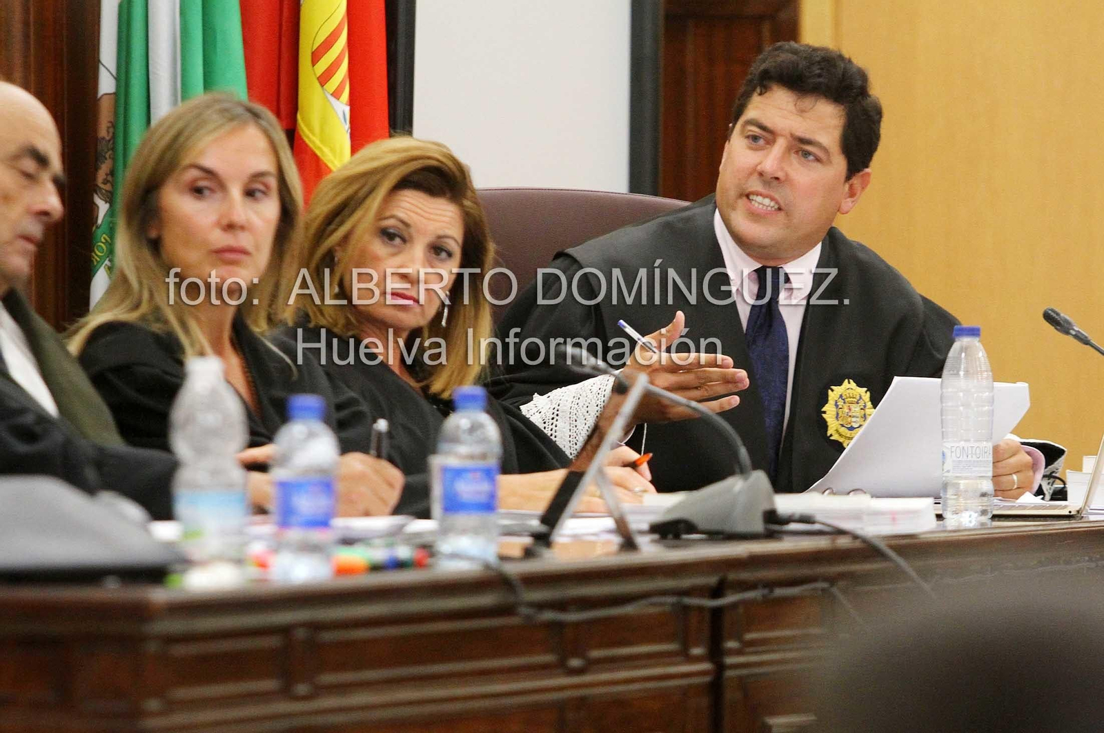 Imágenes de la declaración del acusado por el doble homicidio de Almonte.