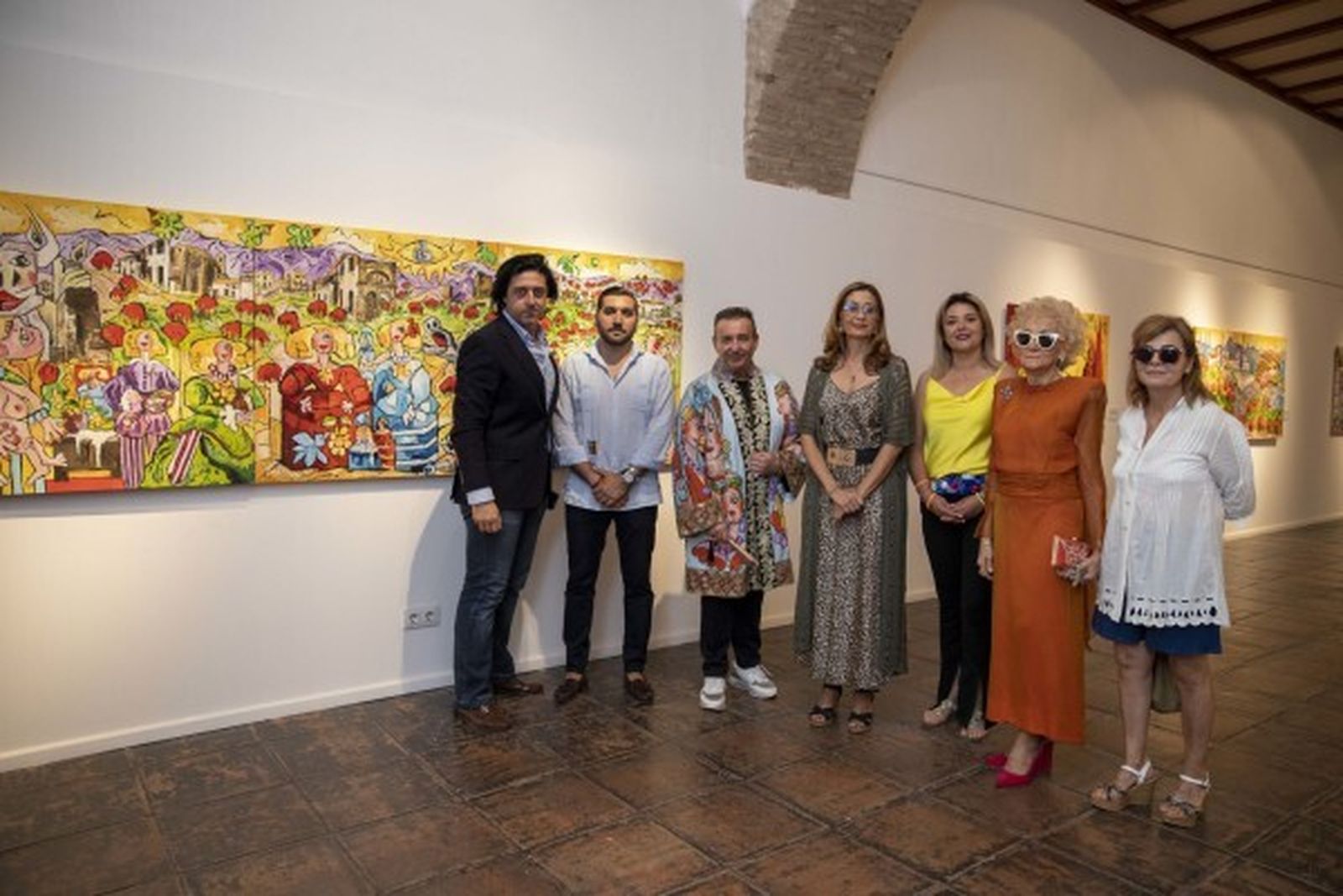 Inauguración de la muestra de Antonio Roa.