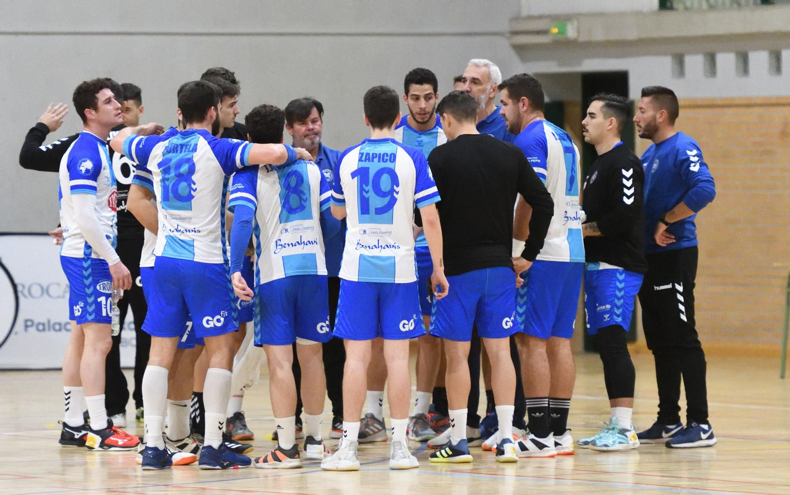 El Trops Málaga, en un tiempo muerto. El Trops Málaga, en un tiempo muerto.