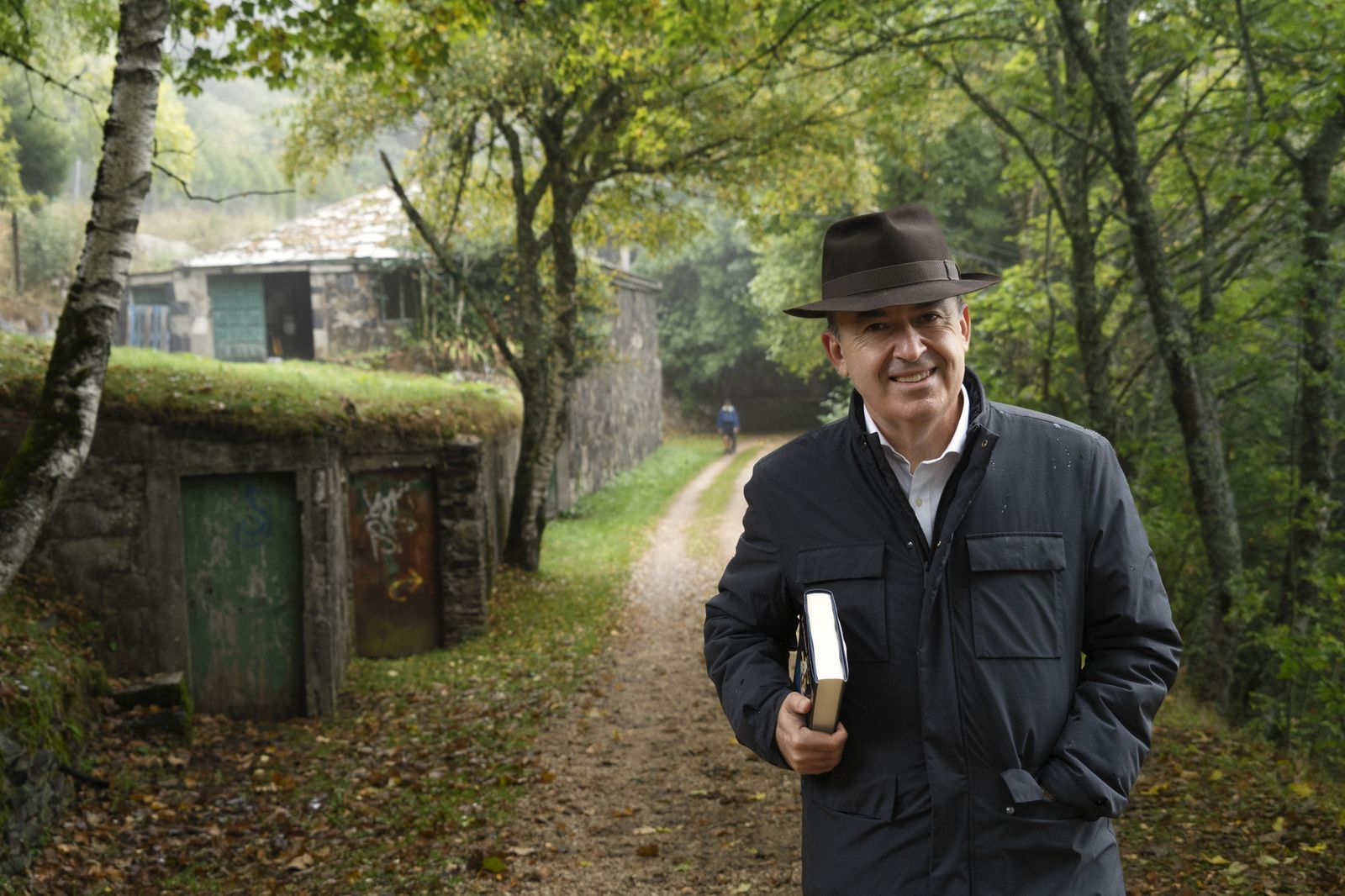 Lorenzo Silva en el Camino de Santiago.