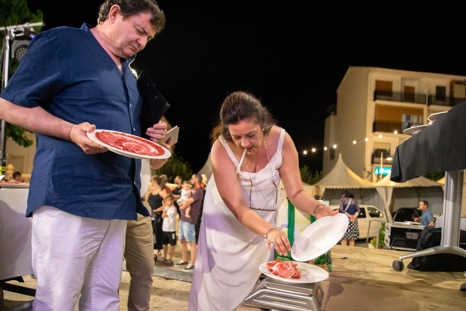 Concurso de cortadores de jamón en Serón, en imágenes