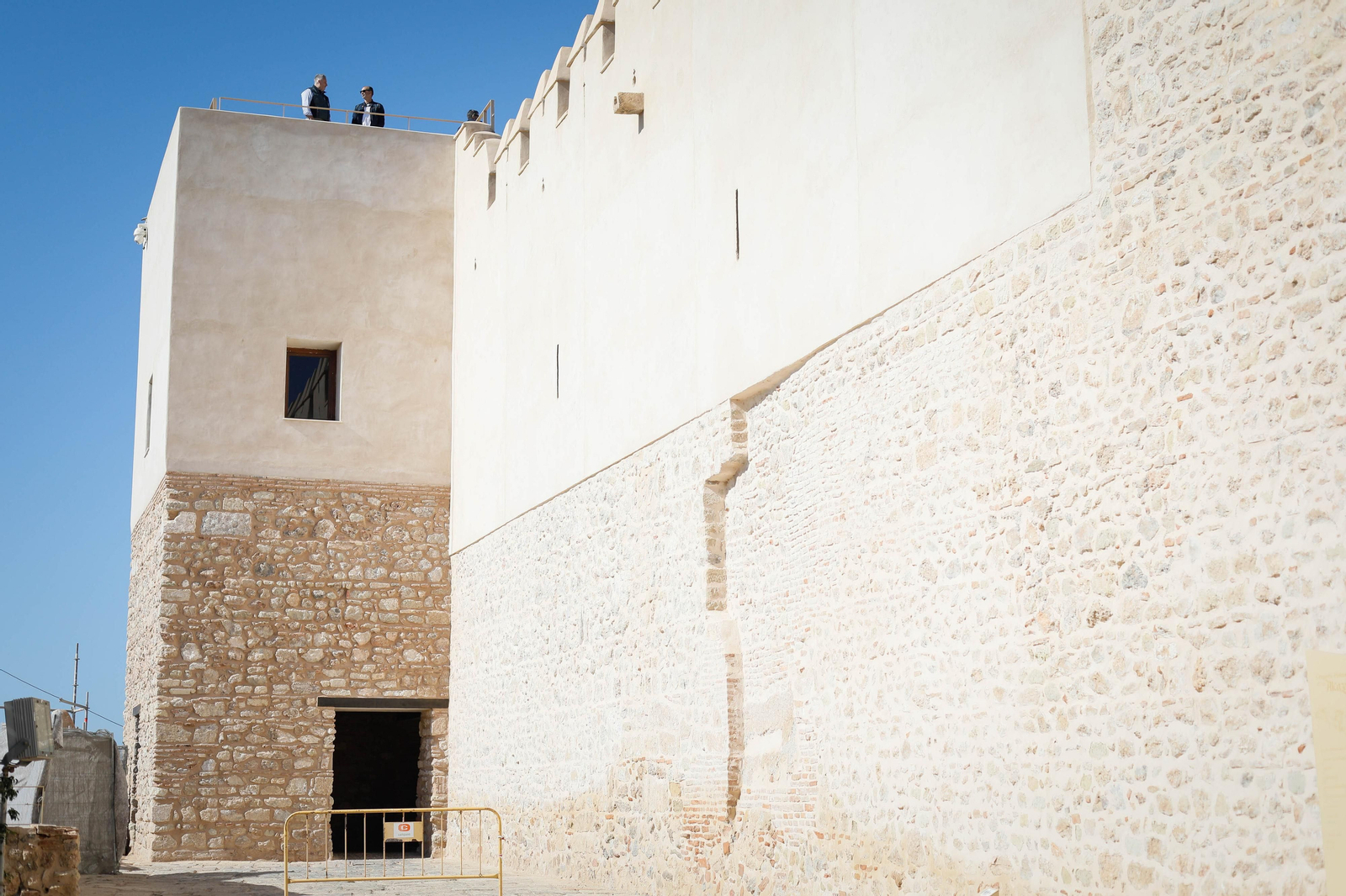 Restauración torre Sur Alcazaba