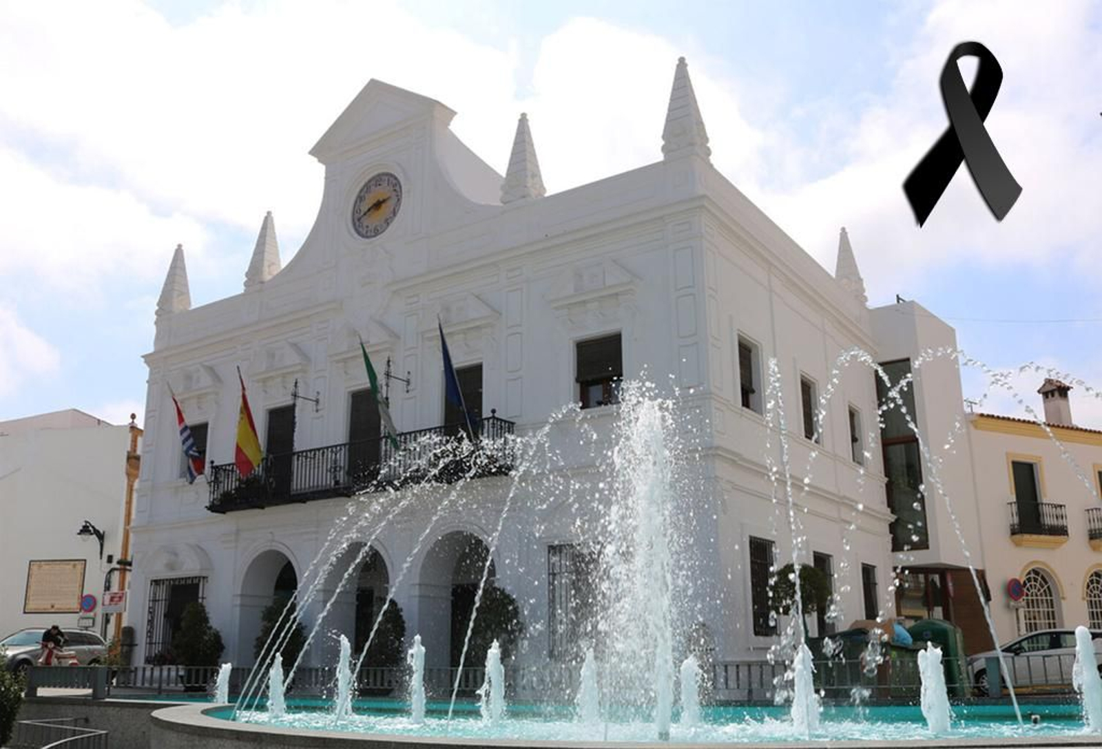 Vista del Ayuntamiento de Cartaya.