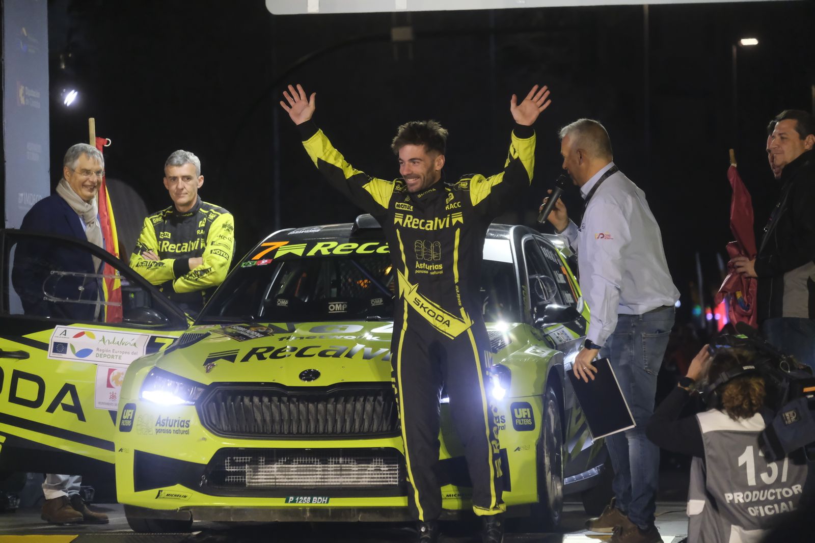Así ha sido la ceremonia de salida del Rallye Sierra Morena 2023