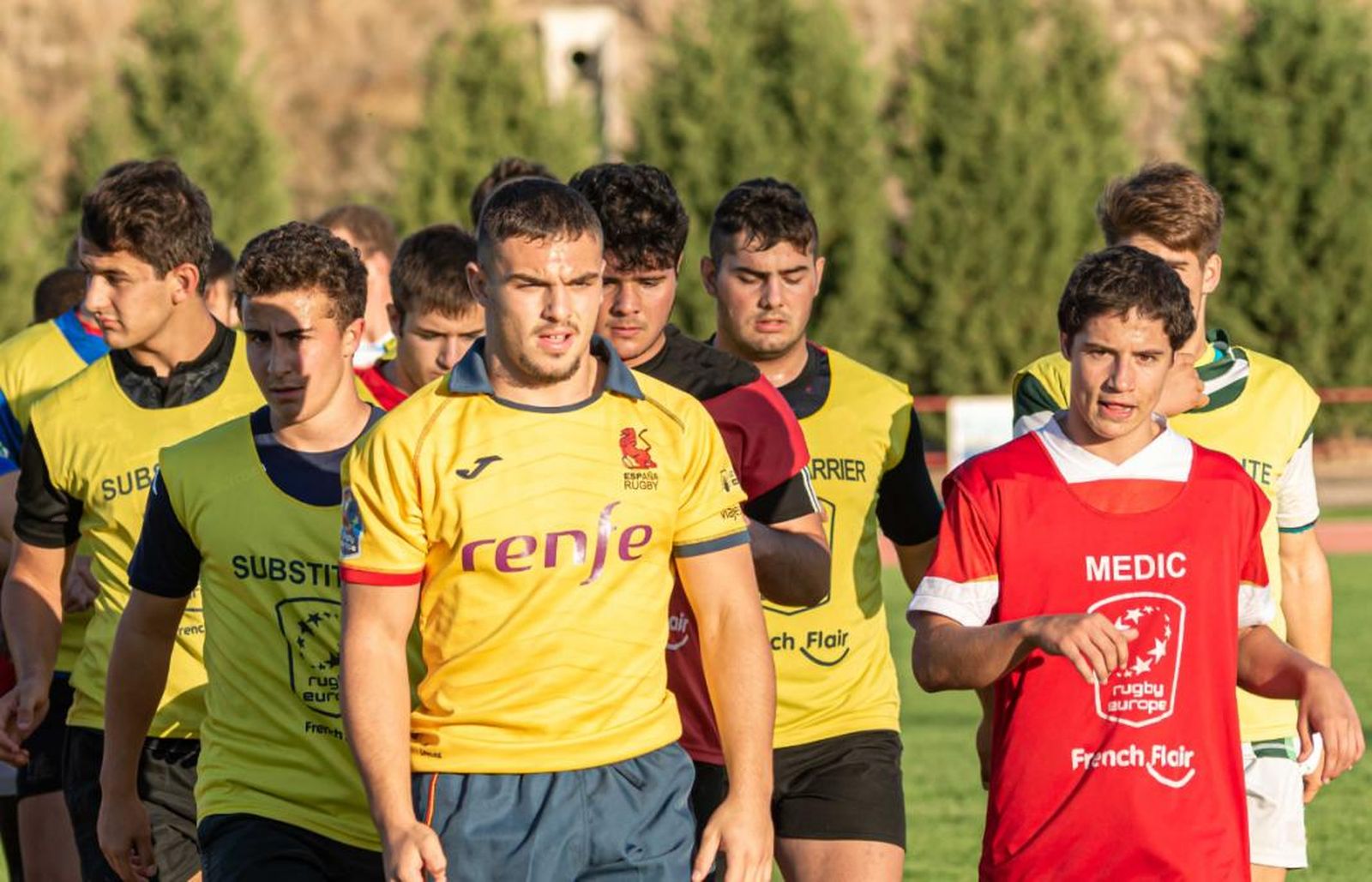 Entrenamiento reciente de la selección sub 18