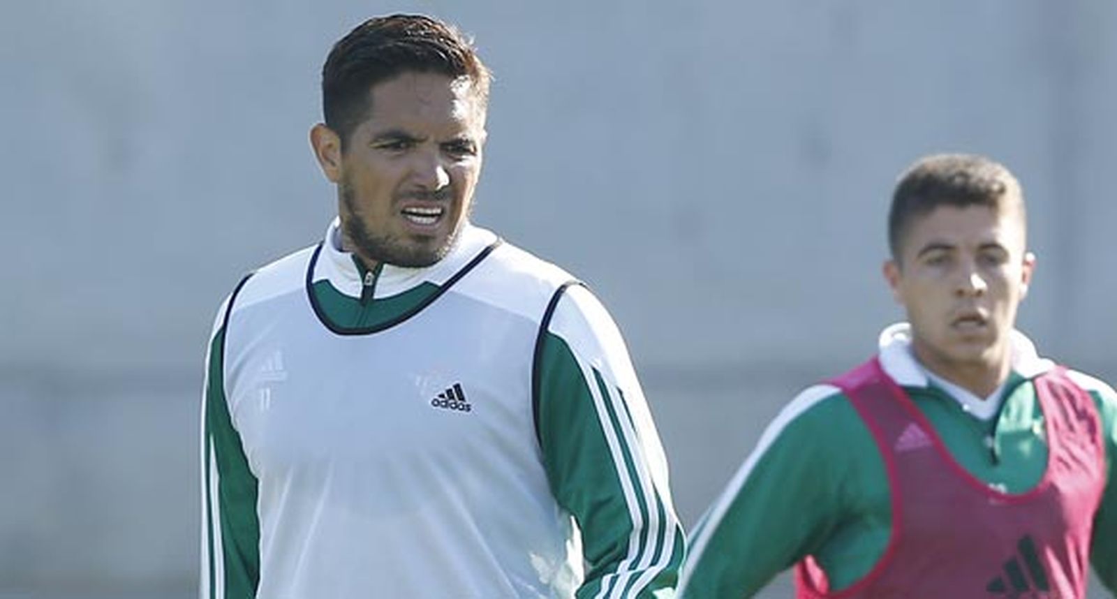 Vargas trabaja parcialmente en la sesión tras su regreso