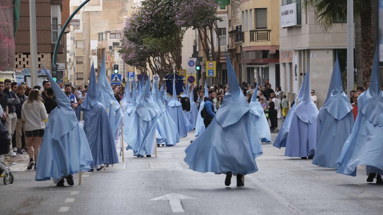 La procesión de Los Ángeles en Almería, en imágenes