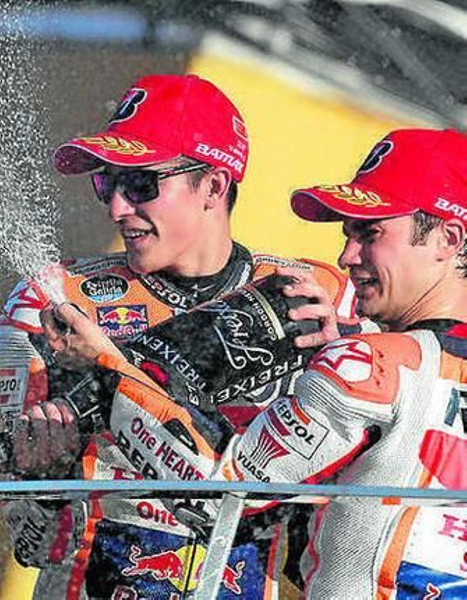 Márquez y Pedrosa.