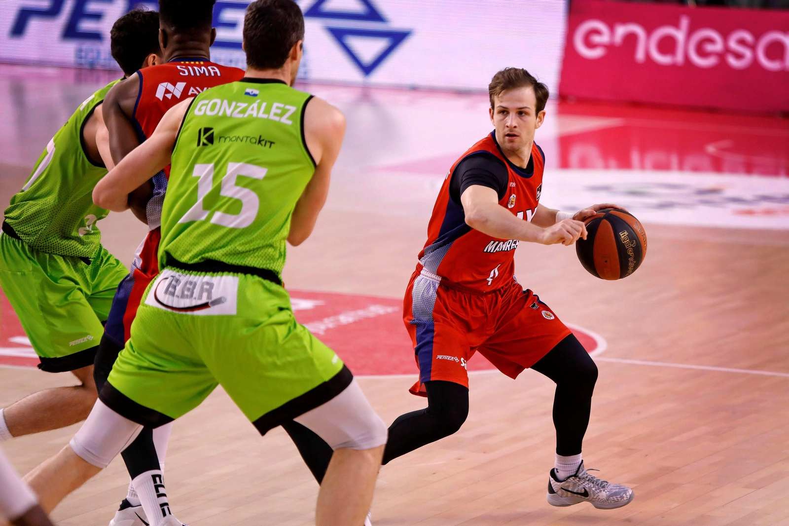 Frankie Ferrari, con el Baxi Manresa.