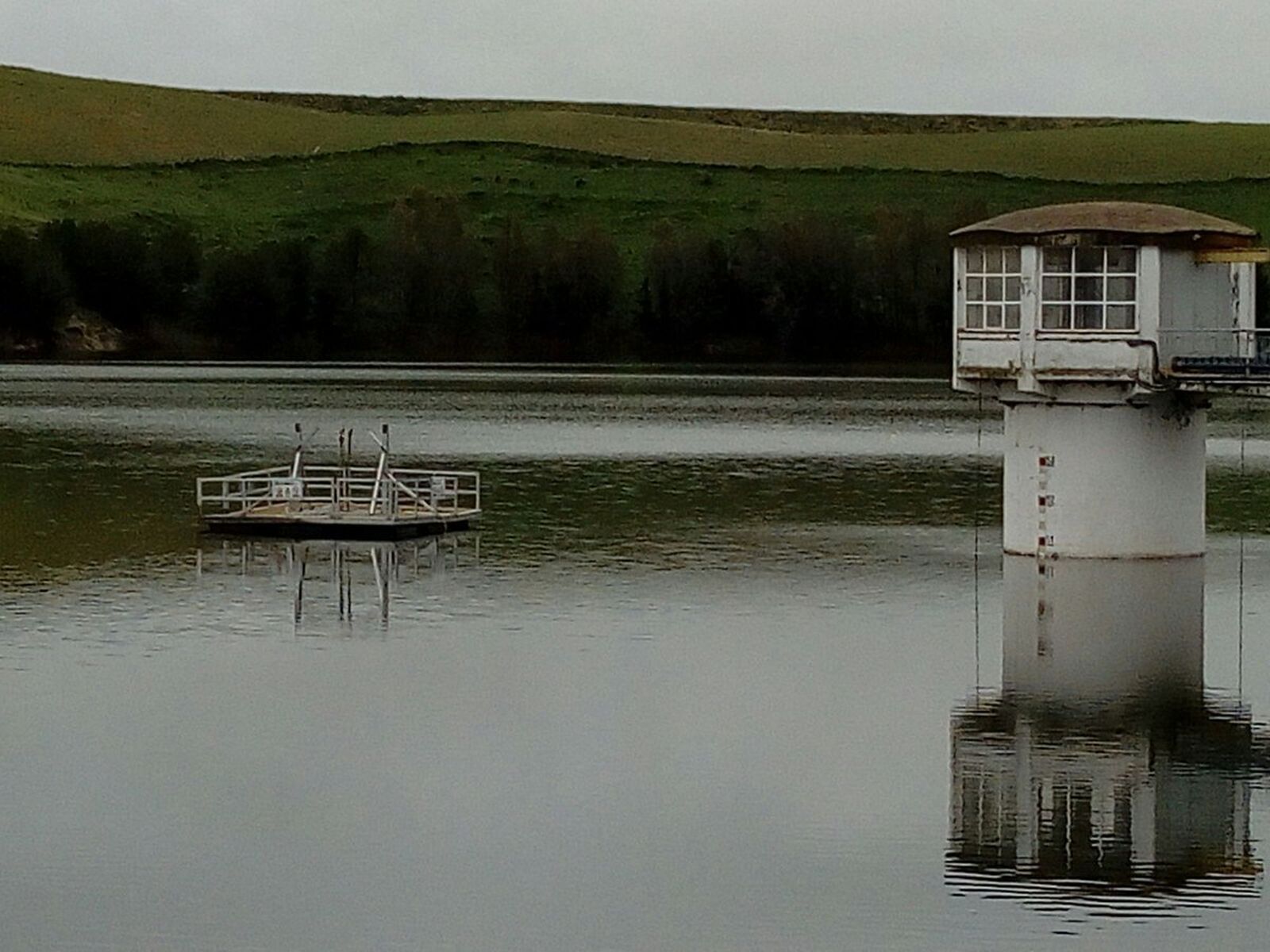 El embalse de Torre del Águila en el día de ayer.
