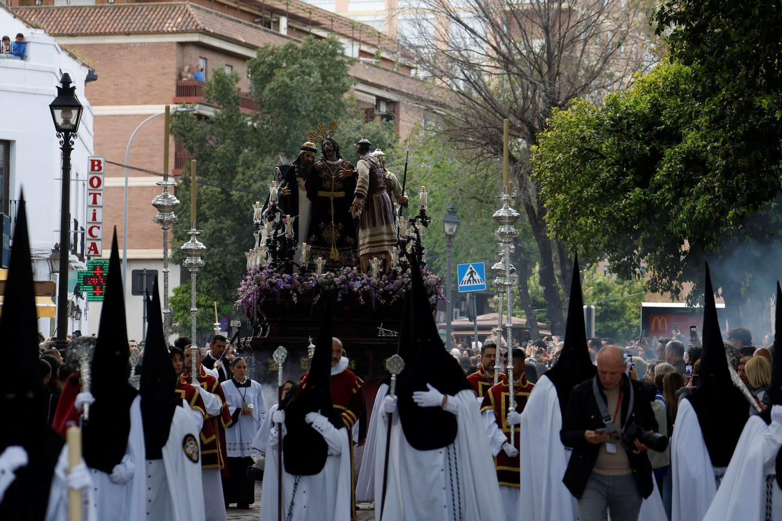 Las imágenes de la hermandad del Perdón  el Miércoles Santo en Córdoba