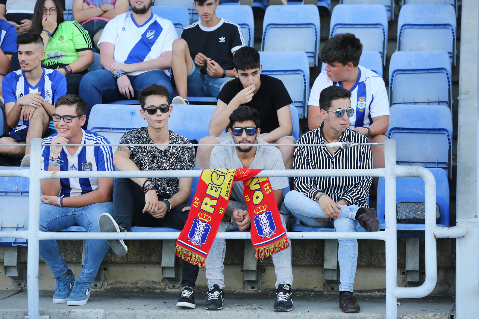 Primer entrenamiento del Recre en imágenes