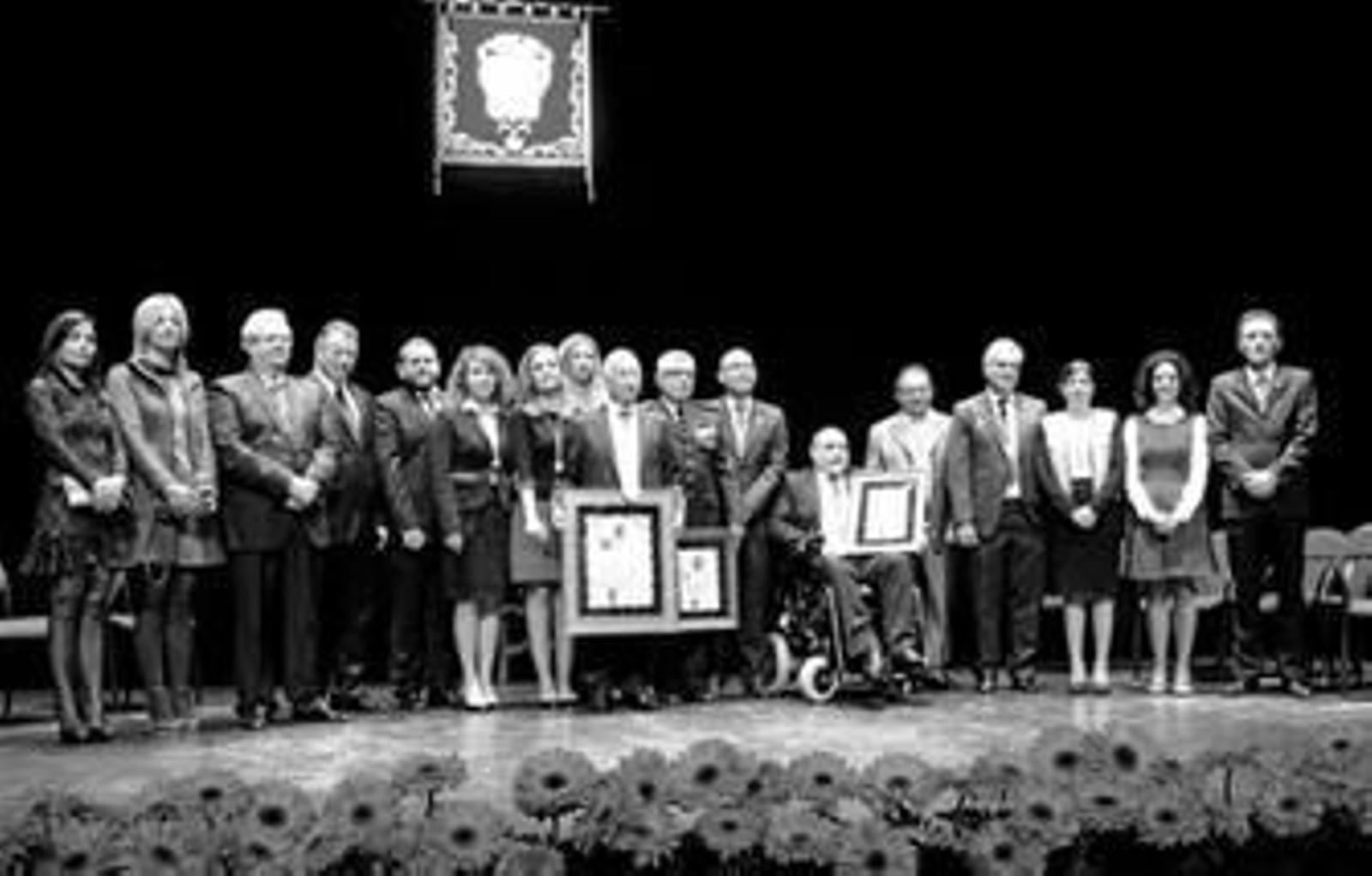 Galardonados con la Corporación Municipal Huercalense