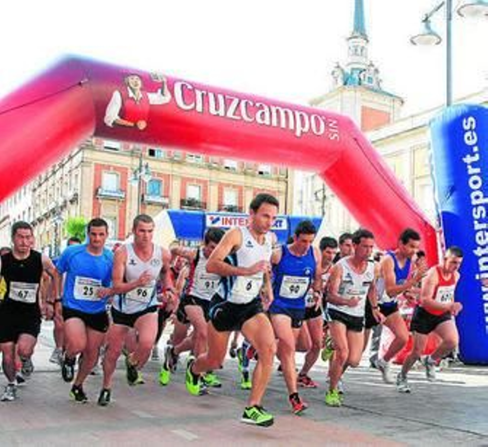 Momento de la salida en la edición del pasado año.