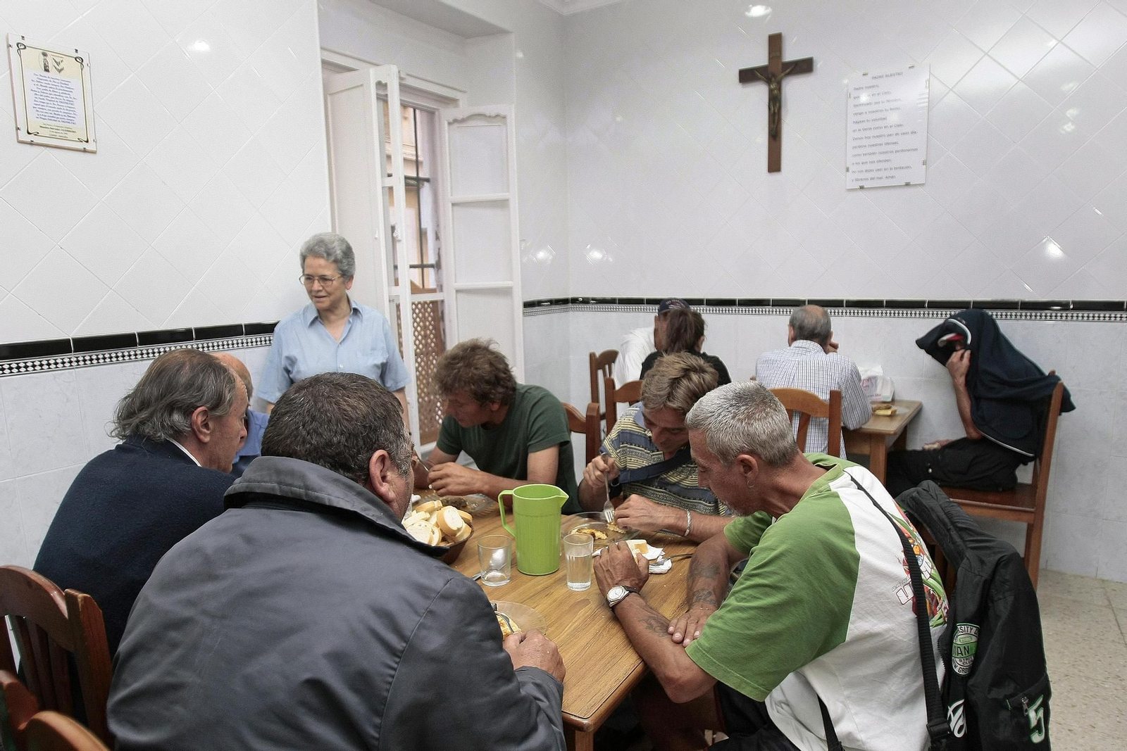 Una imagen de archivo del comedor Virgen de Valvanuz.