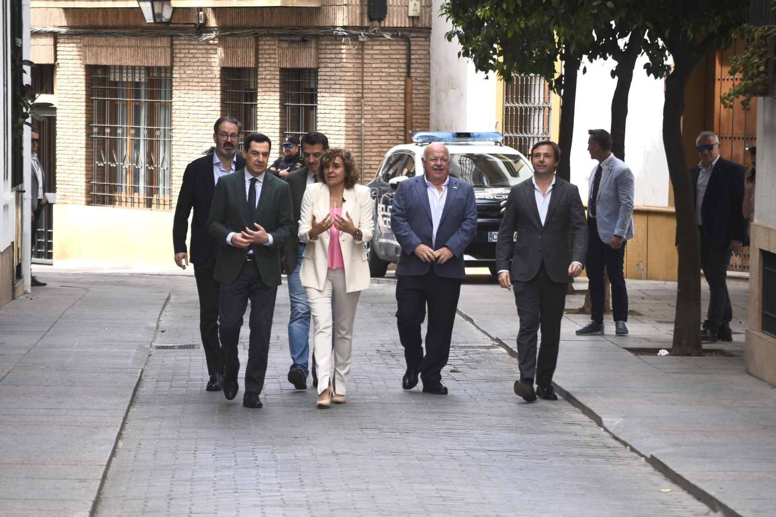 La visita de Núñez Feijóo y Juanma Moreno a Córdoba, en imágenes