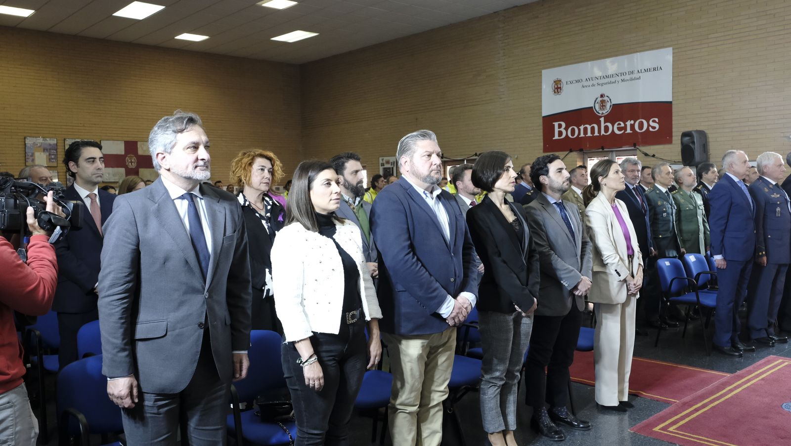 Imágenes del acto del patrón de los bomberos, San Juan de Dios. Almería