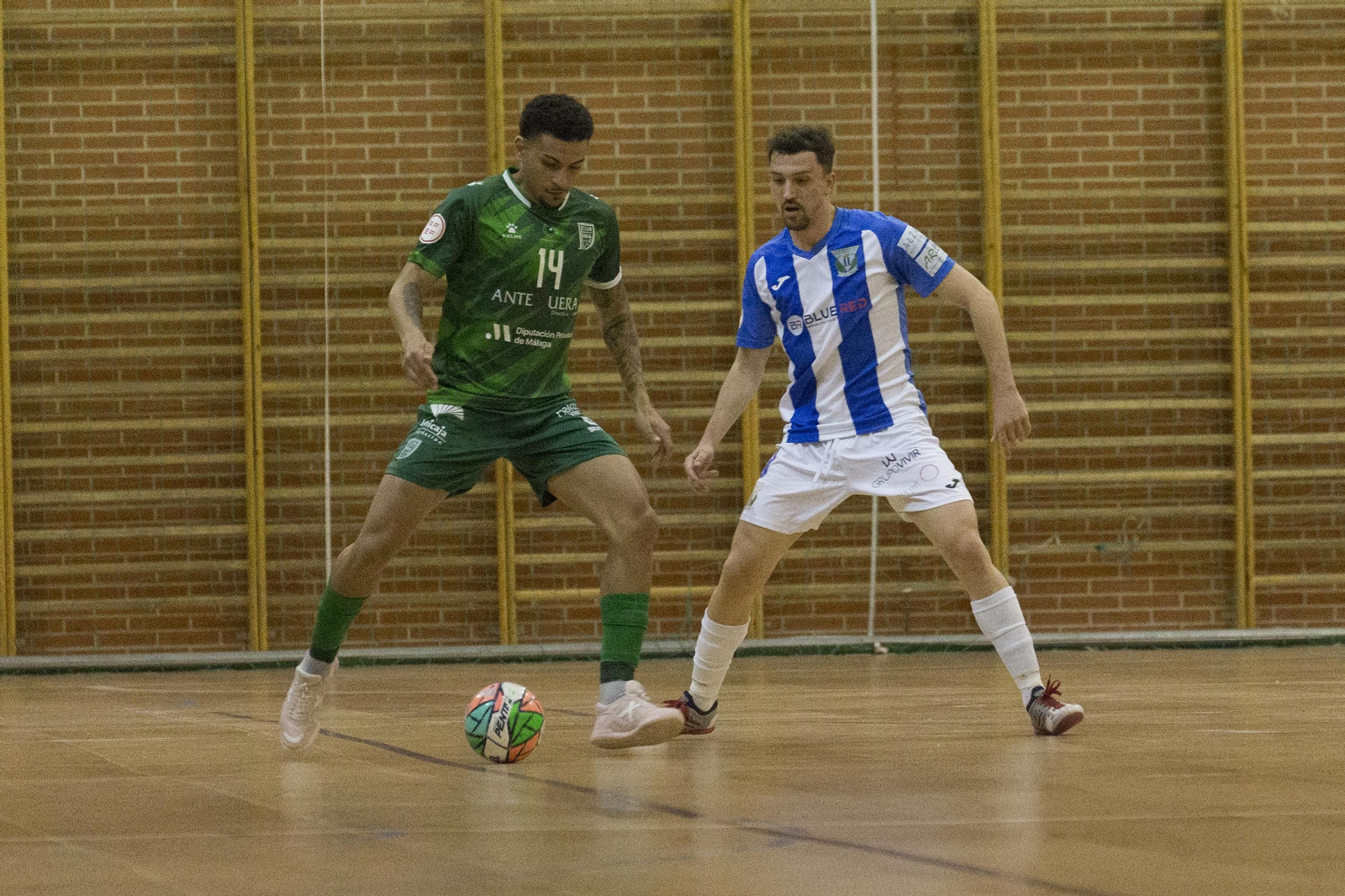 El UMA Antequera, en un partido. El UMA Antequera, en un partido.