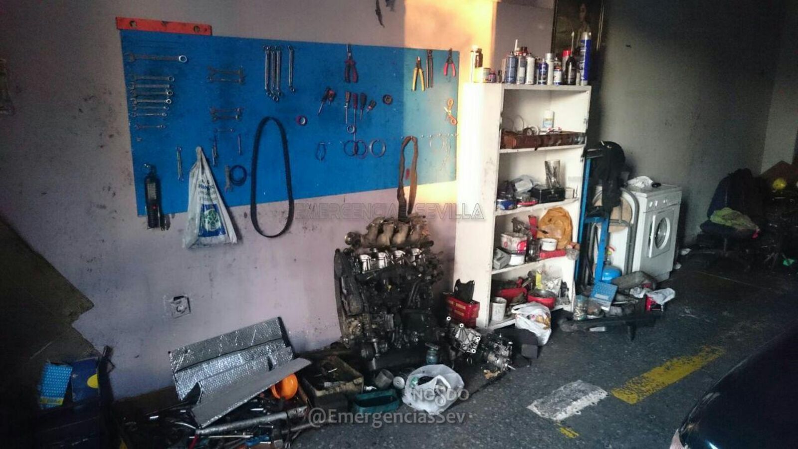 El interior del local.