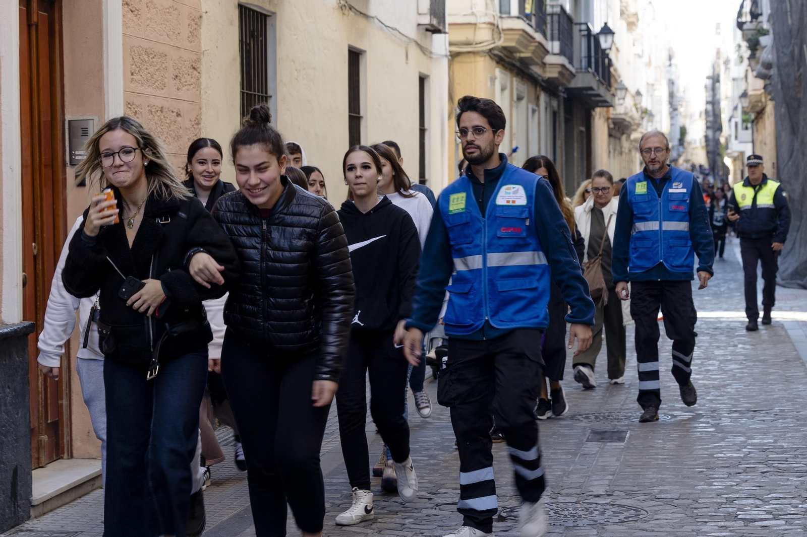 Todas las imágenes del simulacro de tsunami en Cádiz