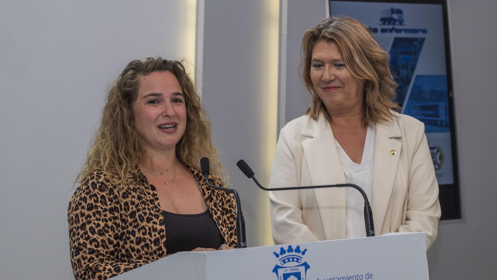 Presentación de la 'Ruta Enfermería' en el Ayuntamiento de Huelva.