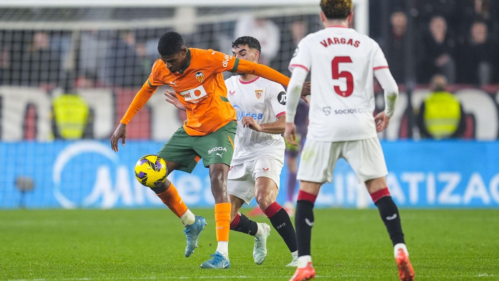 Las mejores imágenes del partido Sevilla - Valencia