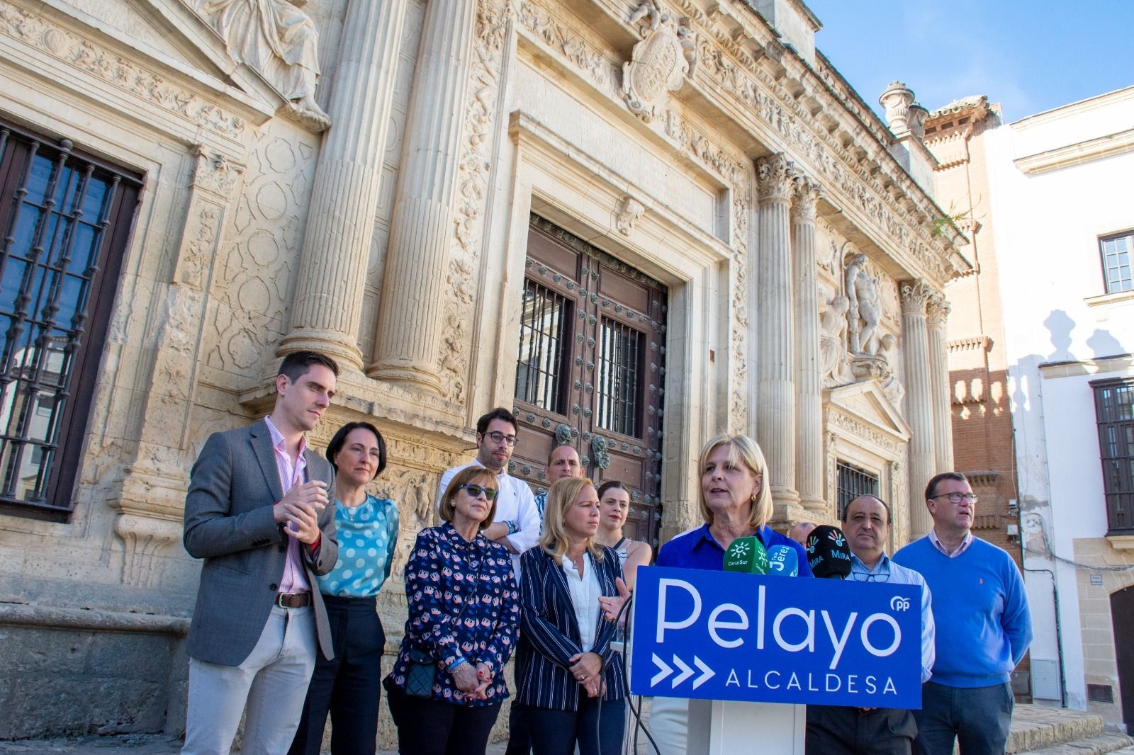 Pelayo, durante la presentación del Plan de Calidad Democrática.