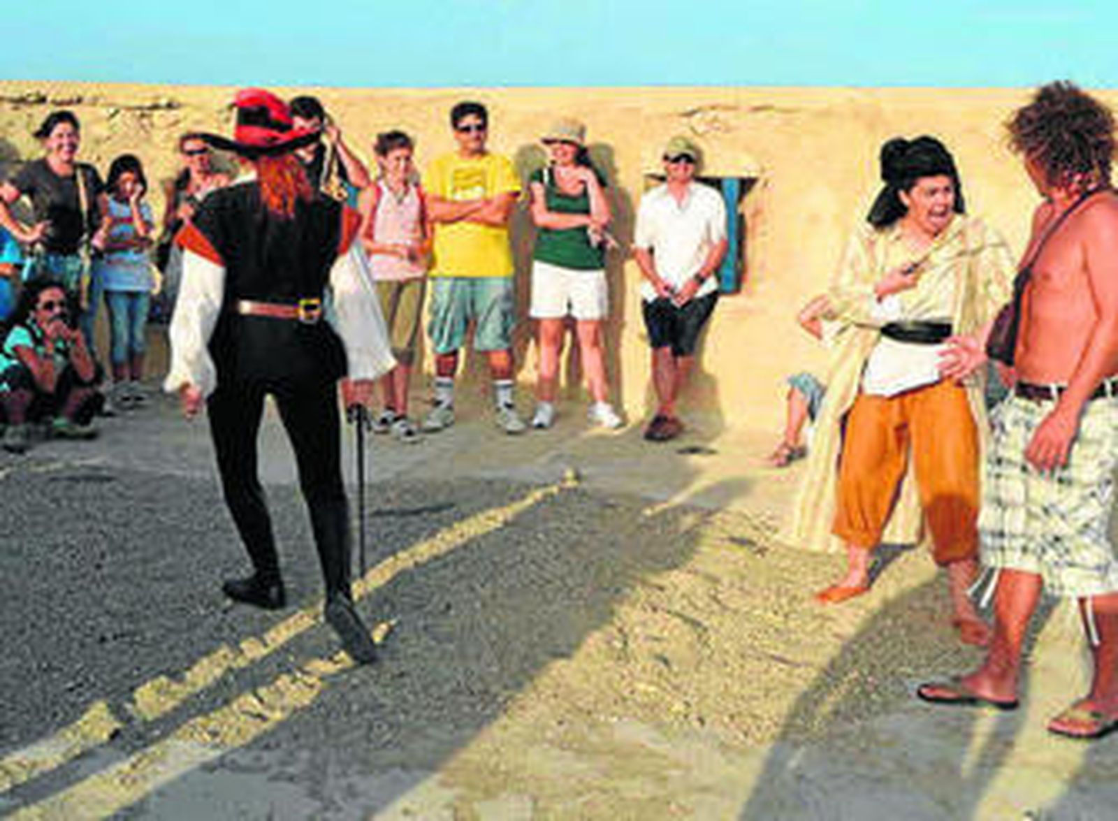 Representación en el Castillo de los Escullos.