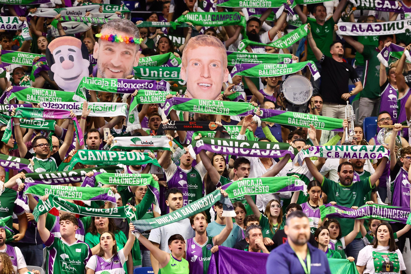 Búscate en las gradas del Carpena en el Unicaja-Baskonia