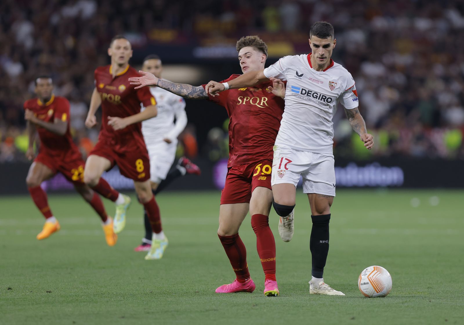 Las imágenes del Sevilla-Roma