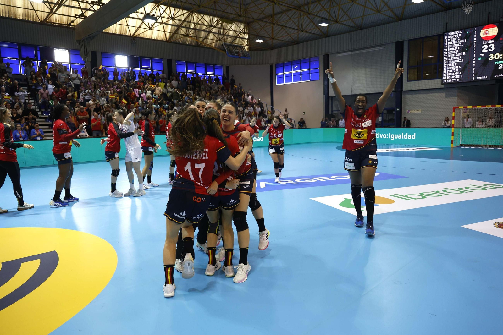 Las fotos del España Croacia de clasificación para el Mundial femenino de balonmano, en Algeciras