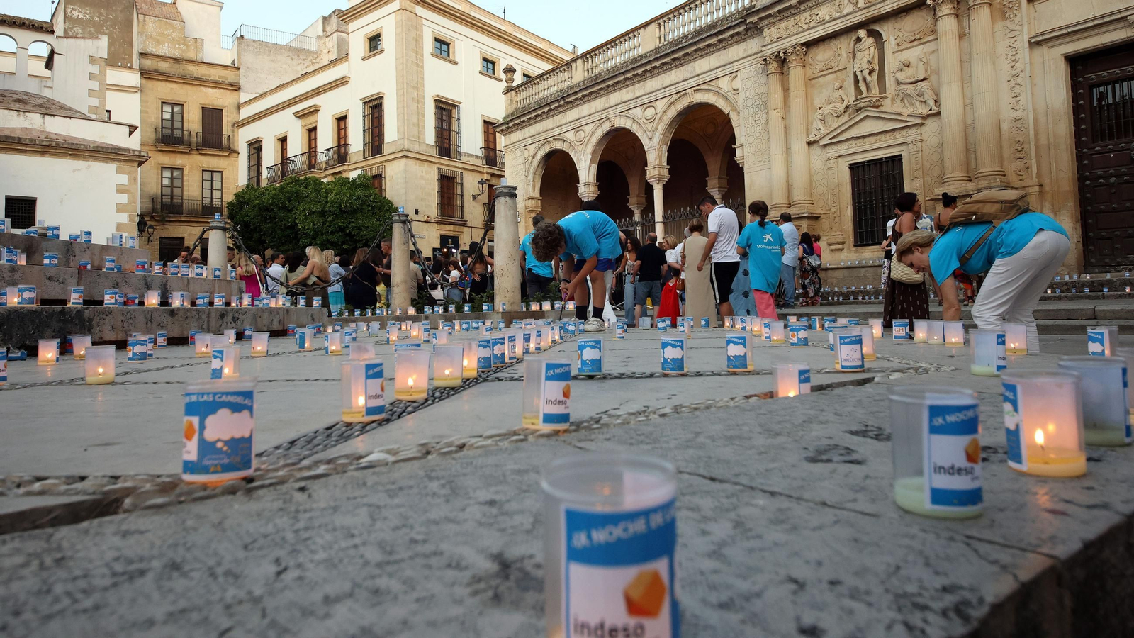 Imágenes de la Noche de las Candelas en Jerez