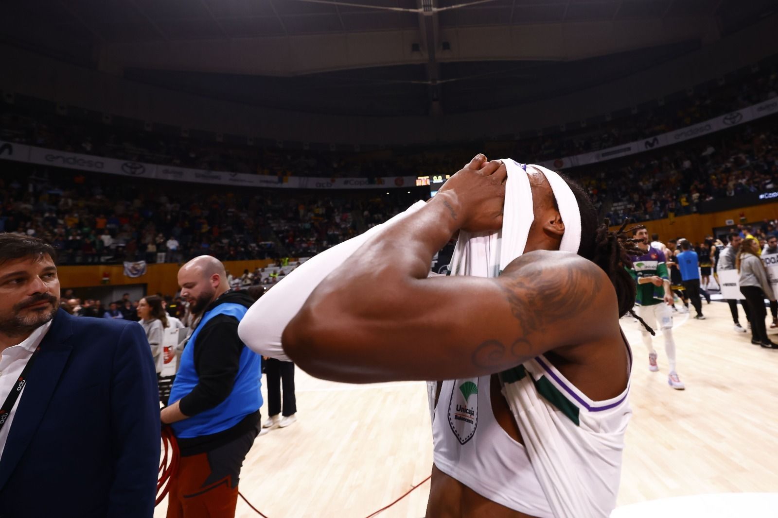 La celebración del Unicaja como campeón de la Copa del Rey, en imágenes
