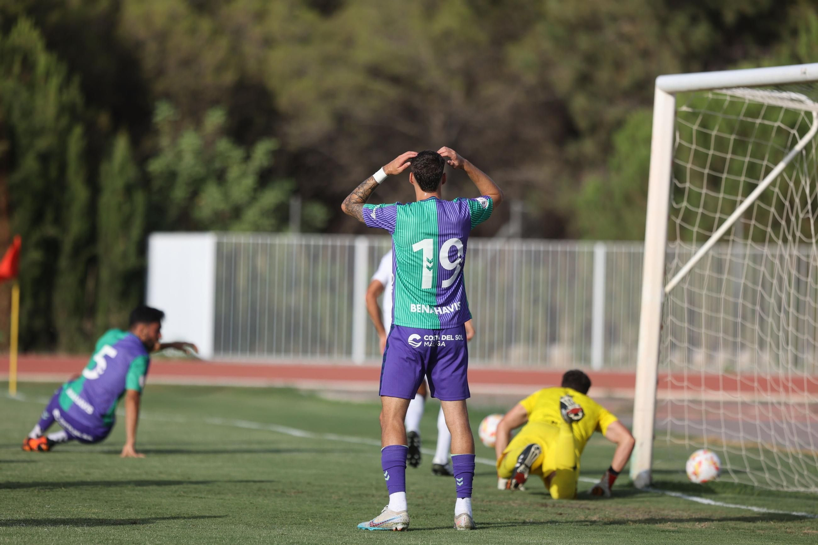 Roberto, su paso por el Málaga CF en fotos