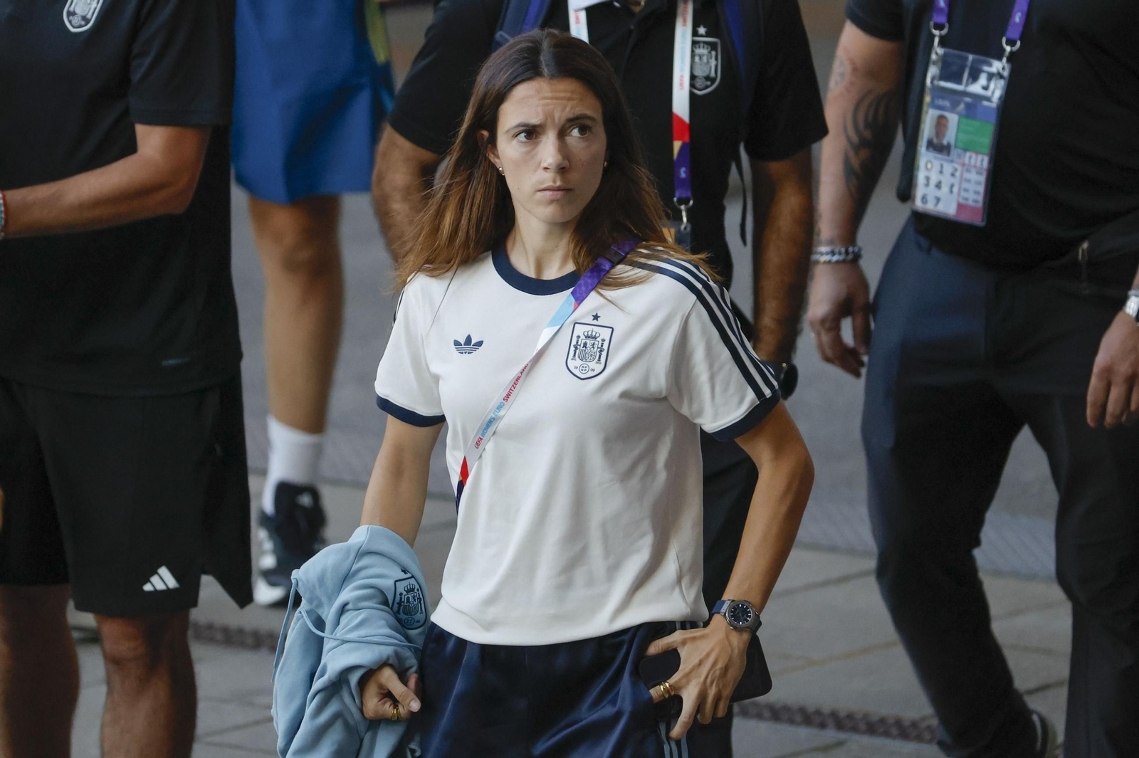 Las fotos de España antes de enfrentarse a Suiza en la Eurocopa femenina