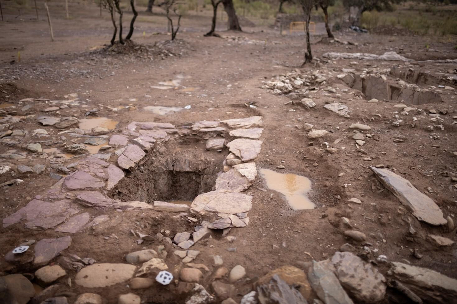 Imágenes del yacimiento del yacimiento de las Capellanías en Cañaveral de León