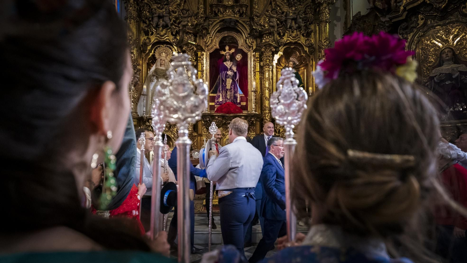 Salidad de la Hermandad del Rocio de Cádiz