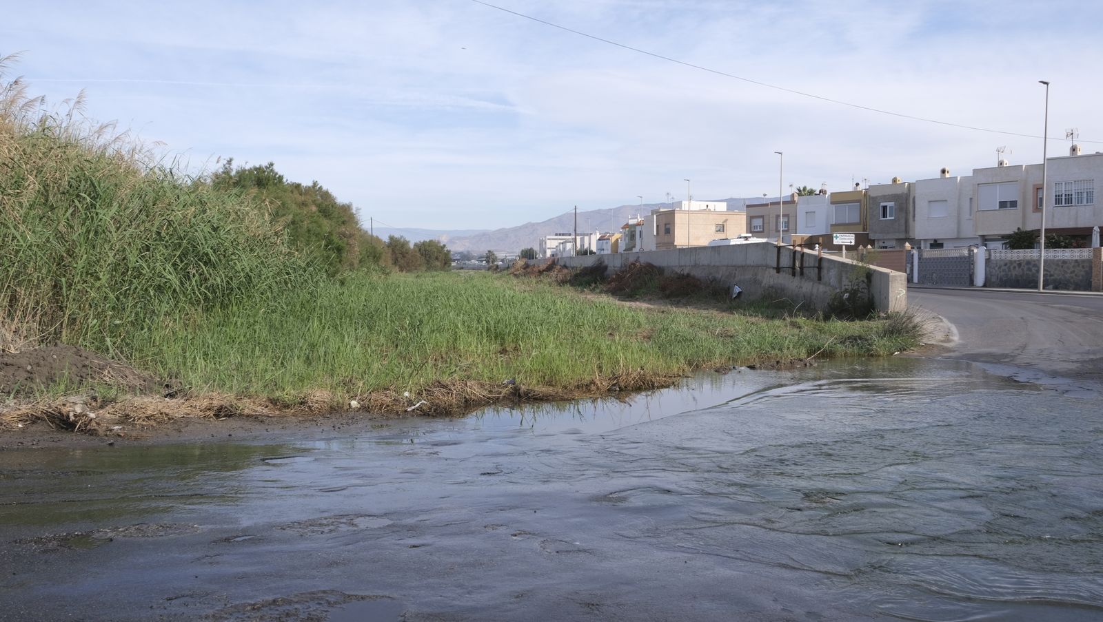Imágenes del 'lago artificial' de Costacabana