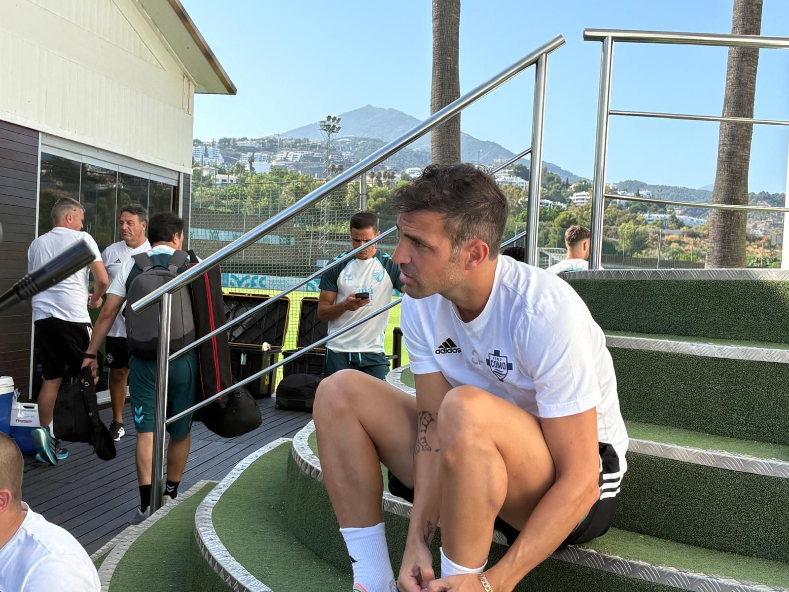 Cesc Fábregas y Fekir, entre los VIPS de Marbella antes del Málaga CF-Al-Wrakh