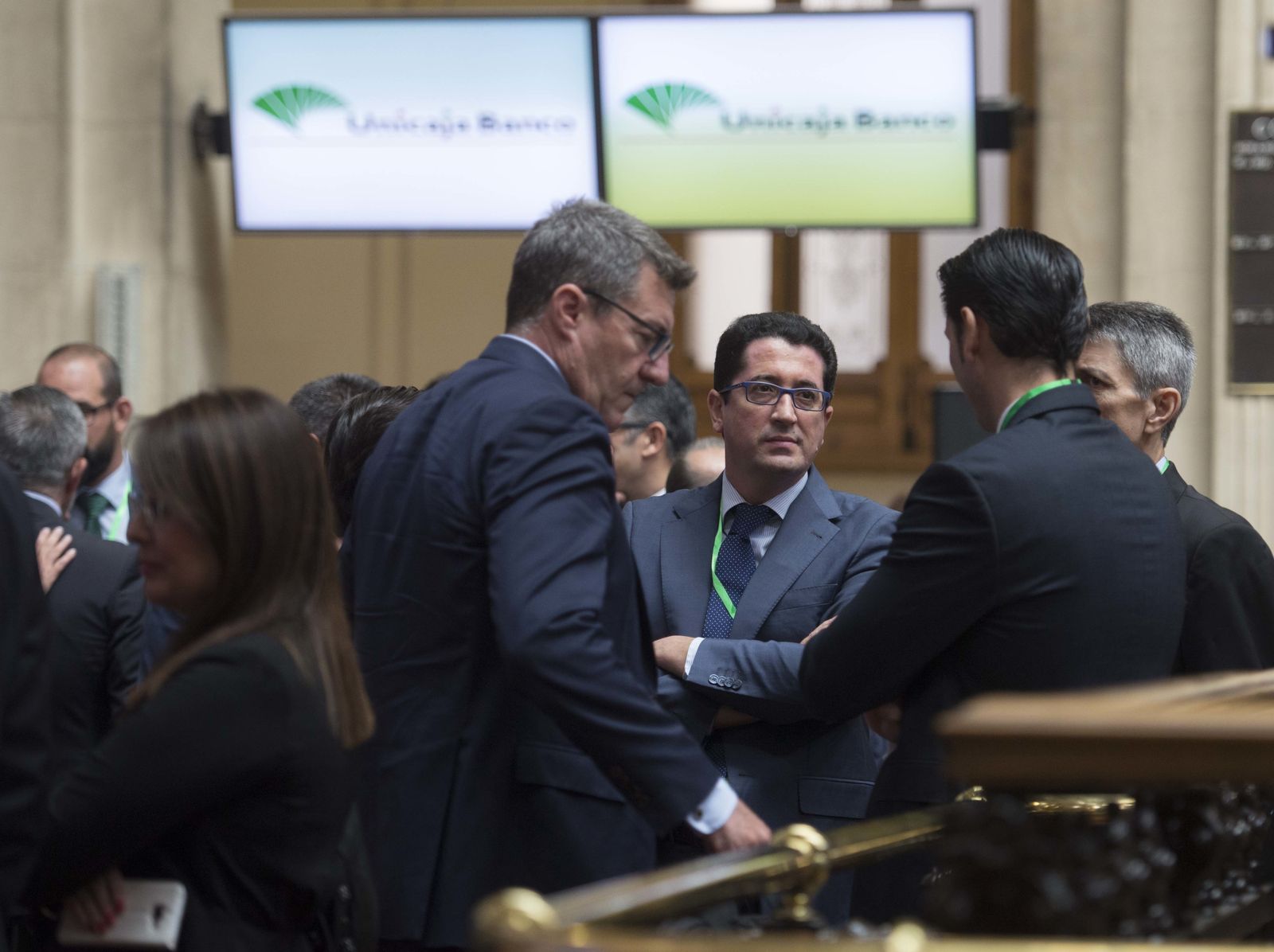 La salida a Bolsa de Unicaja Banco en imágenes