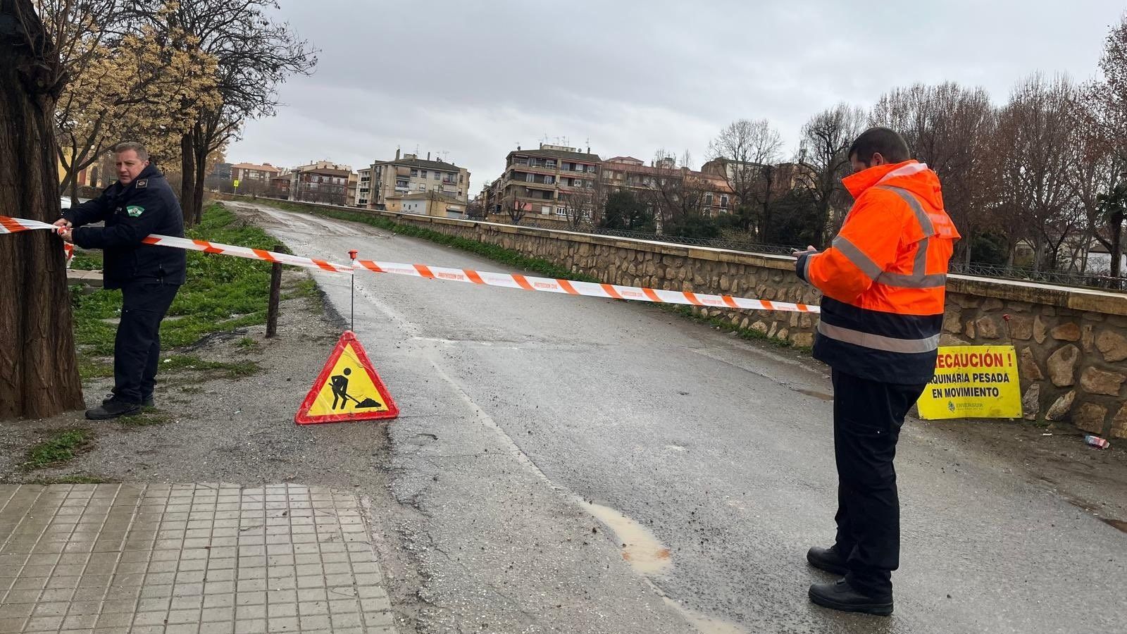 Los efectos de la Borrasca Leonardo en Guadix