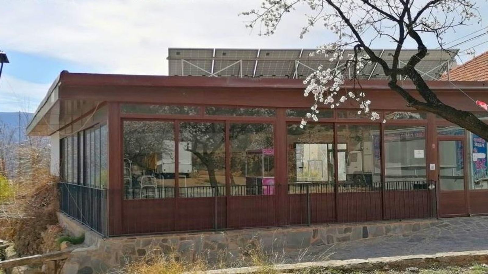 Restaurante de Almócita, ahora cerrado.