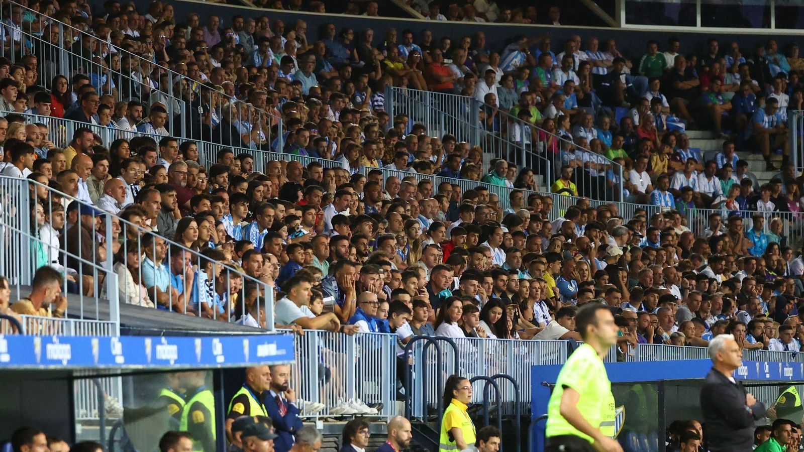 El Málaga CF - Elche, en fotos