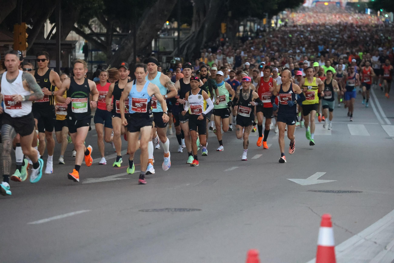 Las mejores fotos de la Maratón de Málaga 2024