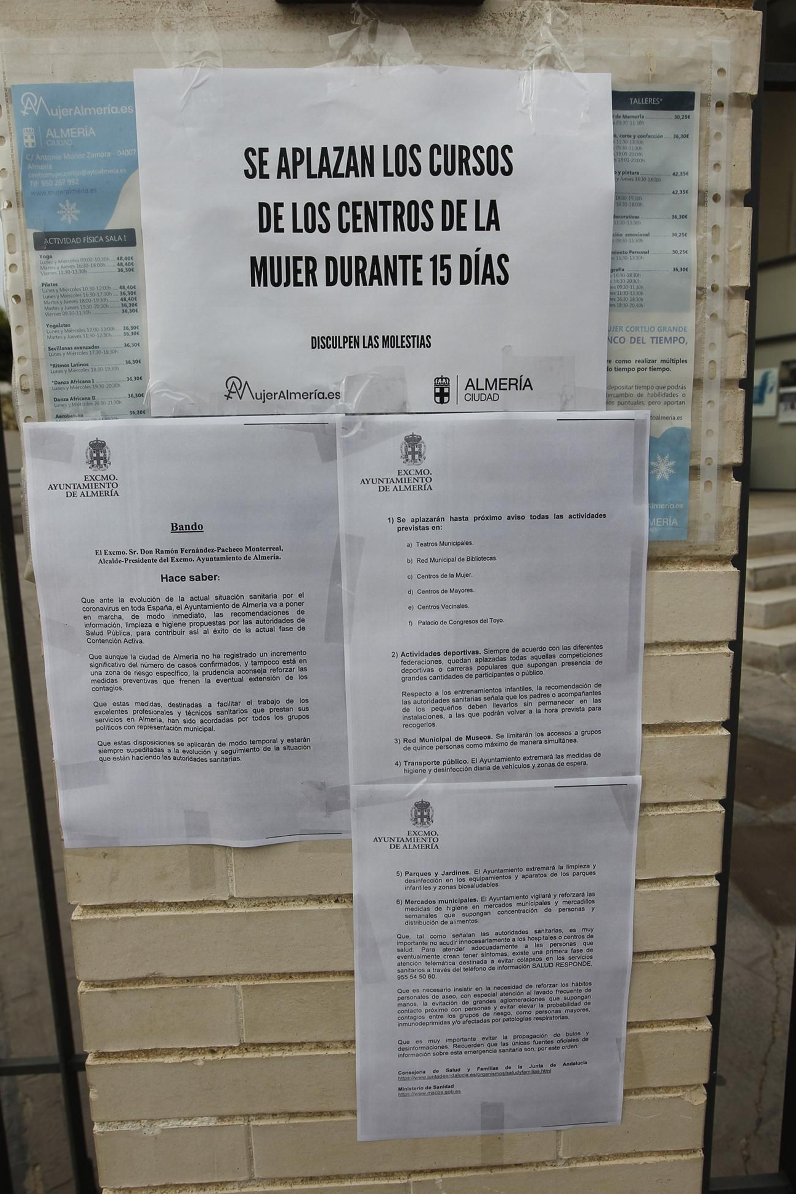 Fotogalería crisis coronavirus en Almería