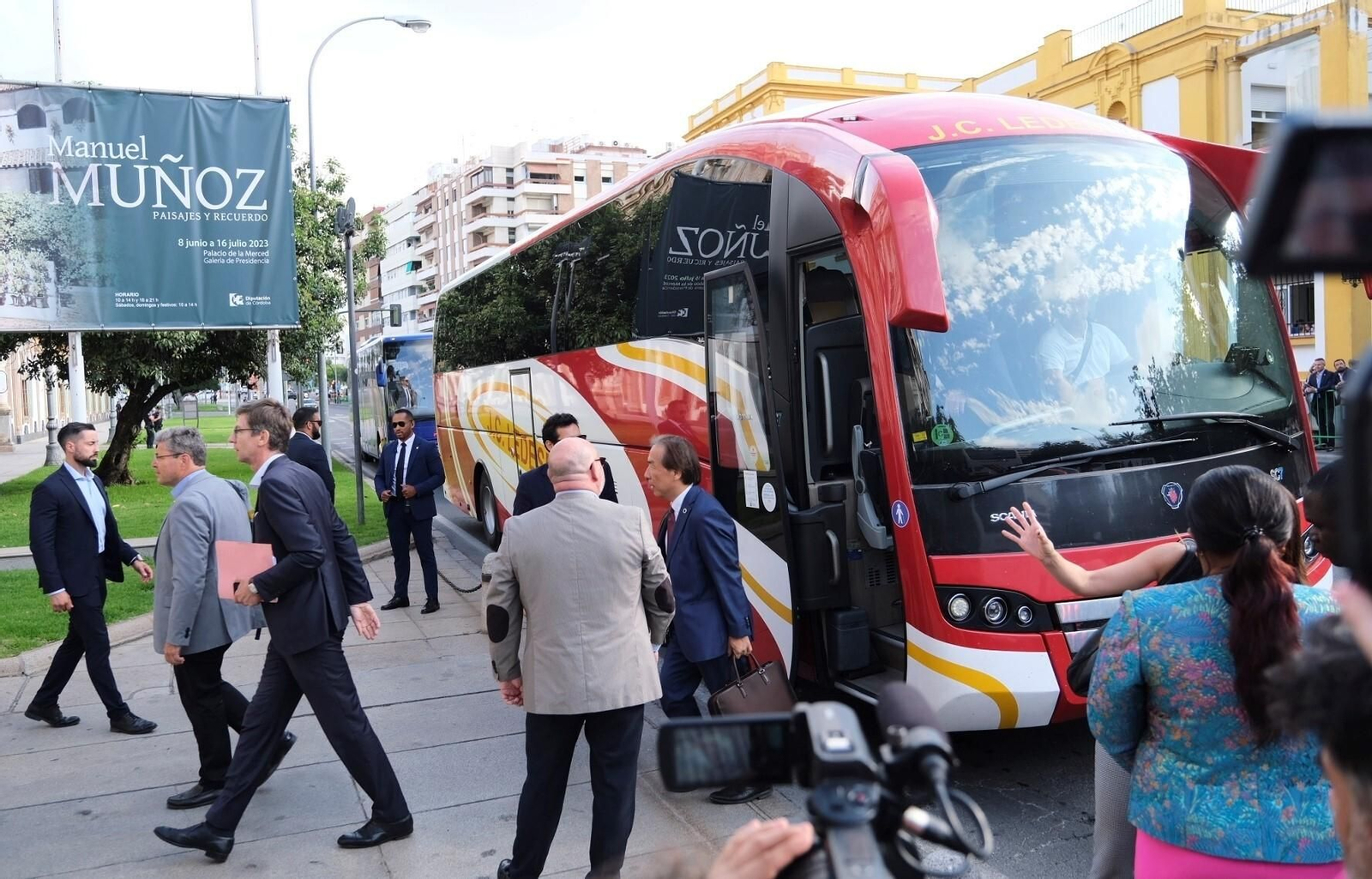 El recibimiento del Rey Felipe VI a los jefes de estado que participan en el Proceso de Áqaba en Córdoba, en fotos