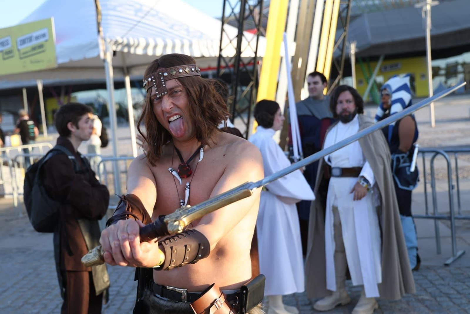 La Comic-Con de Málaga abre sus puertas con Conan, Lobezno y Darth Vader