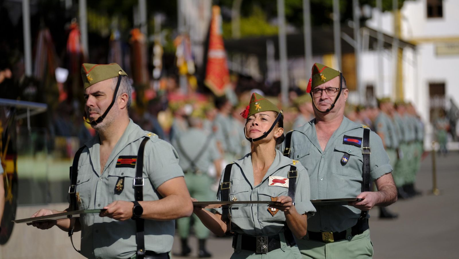 Conmemoración del Combate de Edchera en la Base Álvarez de Sotomayor de La Legión, en imágenes