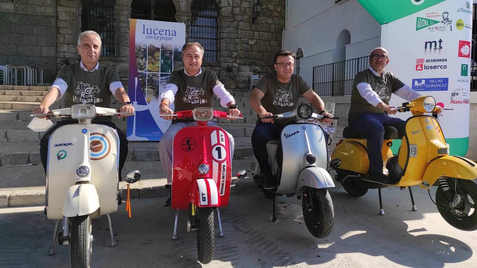 Presentación de la Ruta Subbética Vespa Club de Lucena.