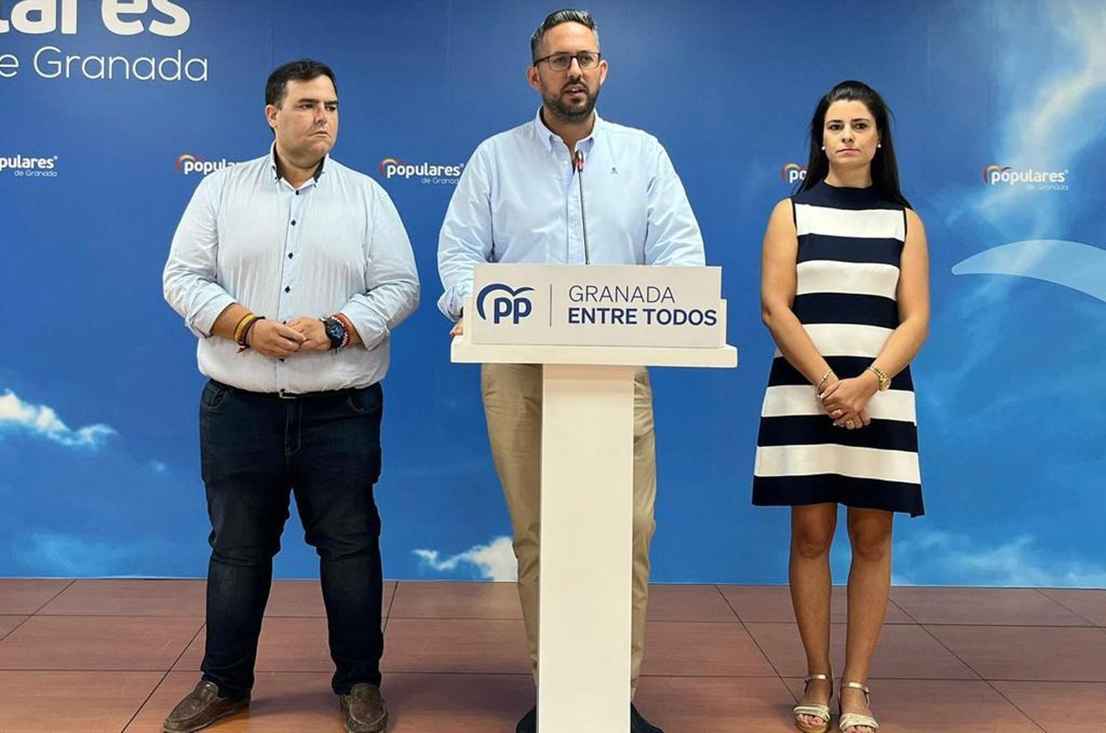 Antonio Mancilla, esta mañana en rueda de prensa sobre las ayudas solicitadas.